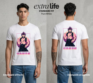 La Academia de Heroes | La Roca al Atardecer al Atardecer #02568 - Playera Standard Fit | Pure White - Foto en modelo