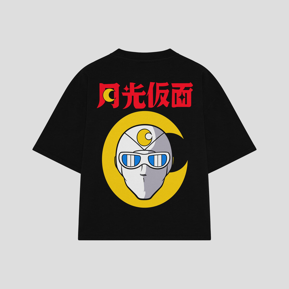 Playera streetwear premium de anime y gaming ExtraLife MX, corte oversized drop shoulder ligero y fresco en color Deep Black y Off-White, moda urbana mexicana de culto.