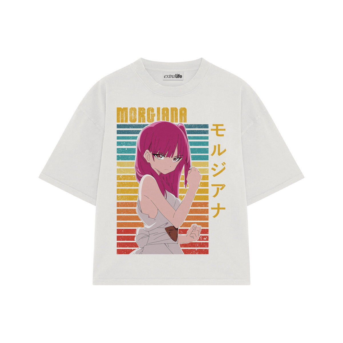 Playera streetwear premium de anime y gaming ExtraLife MX, corte oversized drop shoulder ligero y fresco en color Deep Black y Off-White, moda urbana mexicana de culto.