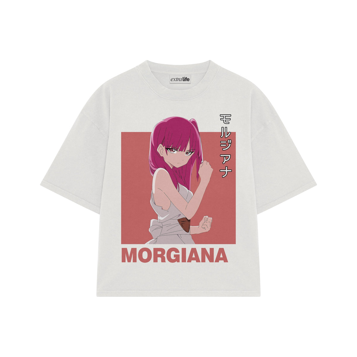 Playera streetwear premium de anime y gaming ExtraLife MX, corte oversized drop shoulder ligero y fresco en color Deep Black y Off-White, moda urbana mexicana de culto.