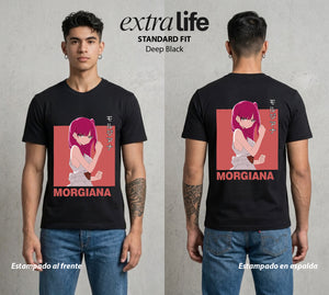Las Mil y Una Batallas | Las Cadenas Rotas #02628 - Playera Standard Fit | Deep Black - Foto en modelo
