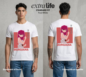 Las Mil y Una Batallas | Las Cadenas Rotas #02628 - Playera Standard Fit | Pure White - Foto en modelo
