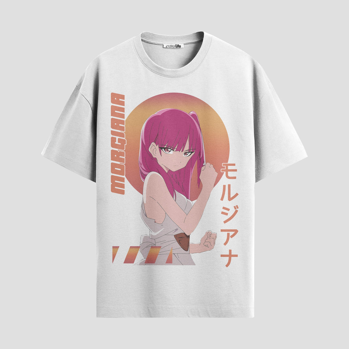 Playera urbana de anime y gaming ExtraLife MX, corte Classic Premium unisex ligero y transpirable en color Deep Black y Pure White, ropa de uso diario para gym y casual.