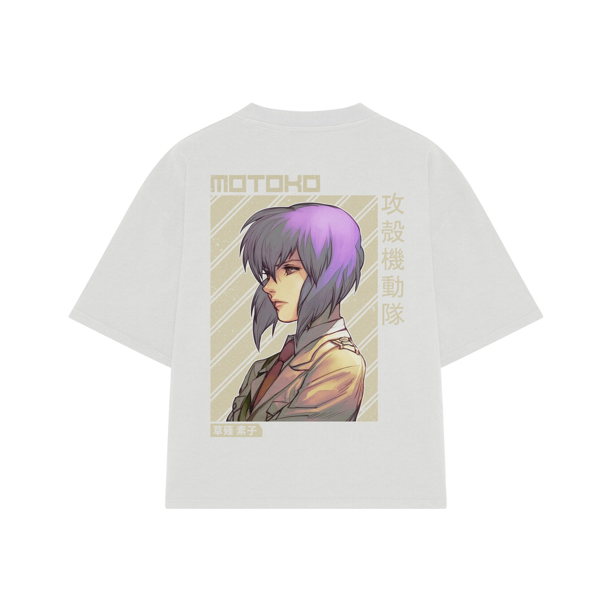 Playera streetwear premium de anime y gaming ExtraLife MX, corte oversized drop shoulder ligero y fresco en color Deep Black y Off-White, moda urbana mexicana de culto.