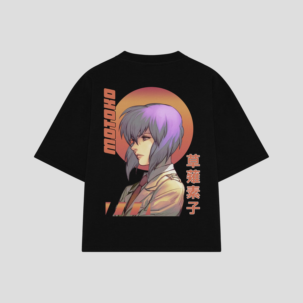 Playera streetwear premium de anime y gaming ExtraLife MX, corte oversized drop shoulder ligero y fresco en color Deep Black y Off-White, moda urbana mexicana de culto.