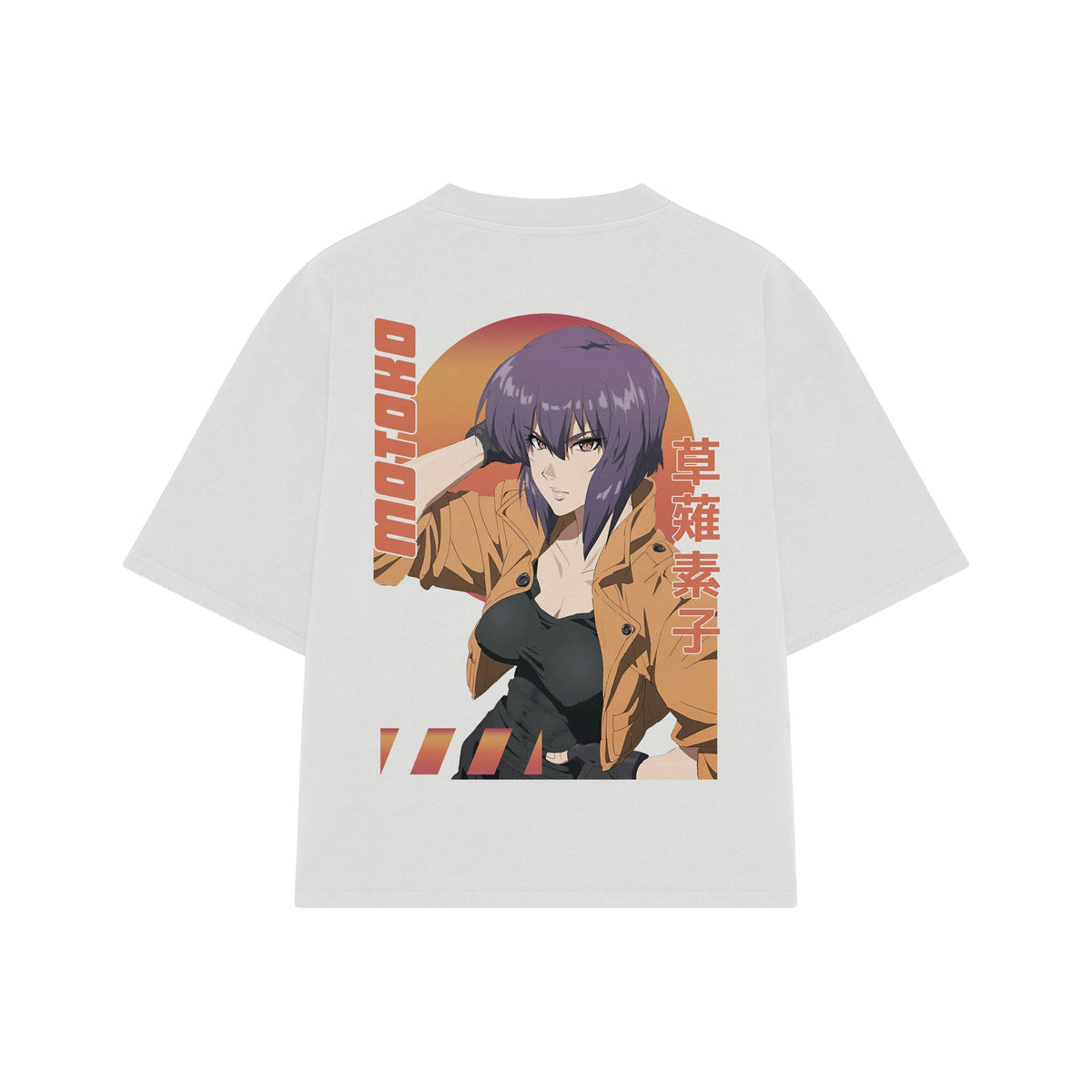 Playera streetwear premium de anime y gaming ExtraLife MX, corte oversized drop shoulder ligero y fresco en color Deep Black y Off-White, moda urbana mexicana de culto.