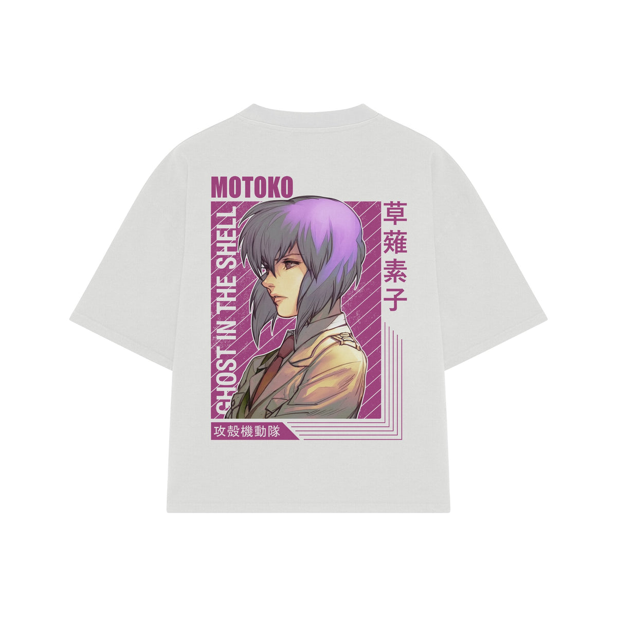 Playera streetwear premium de anime y gaming ExtraLife MX, corte oversized drop shoulder ligero y fresco en color Deep Black y Off-White, moda urbana mexicana de culto.