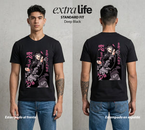 El Arte del Cosplay | El Amor del Cosplay #02655 - Playera Standard Fit | Deep Black - Foto en modelo