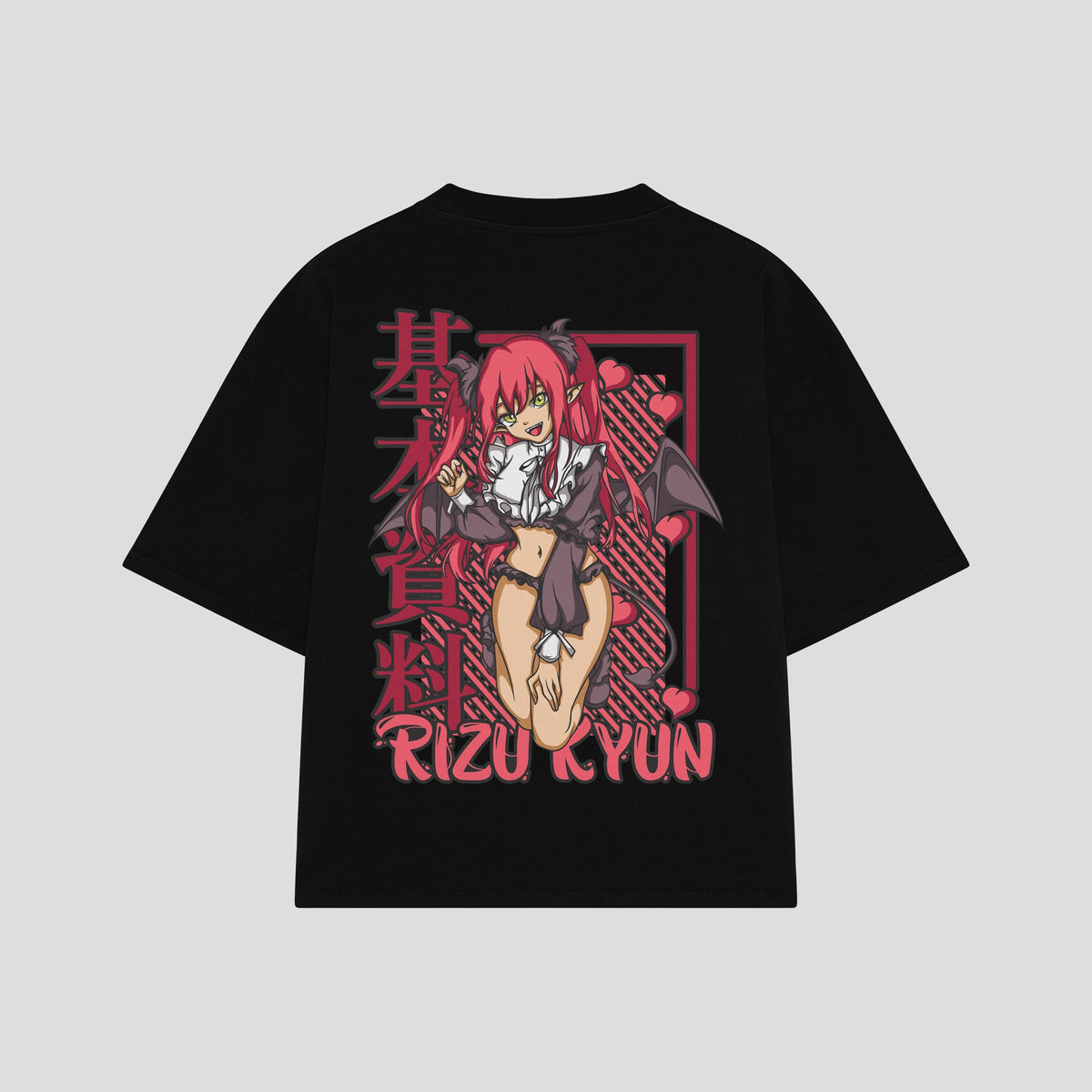 Playera streetwear premium de anime y gaming ExtraLife MX, corte oversized drop shoulder ligero y fresco en color Deep Black y Off-White, moda urbana mexicana de culto.