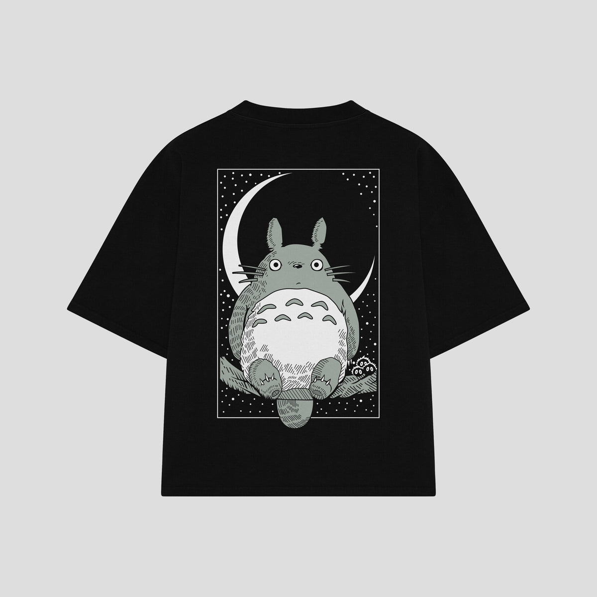 Playera streetwear premium de anime y gaming ExtraLife MX, corte oversized drop shoulder ligero y fresco en color Deep Black y Off-White, moda urbana mexicana de culto.
