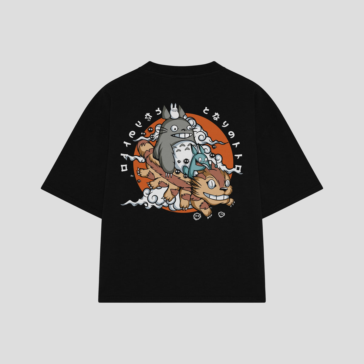 Playera streetwear premium de anime y gaming ExtraLife MX, corte oversized drop shoulder ligero y fresco en color Deep Black y Off-White, moda urbana mexicana de culto.