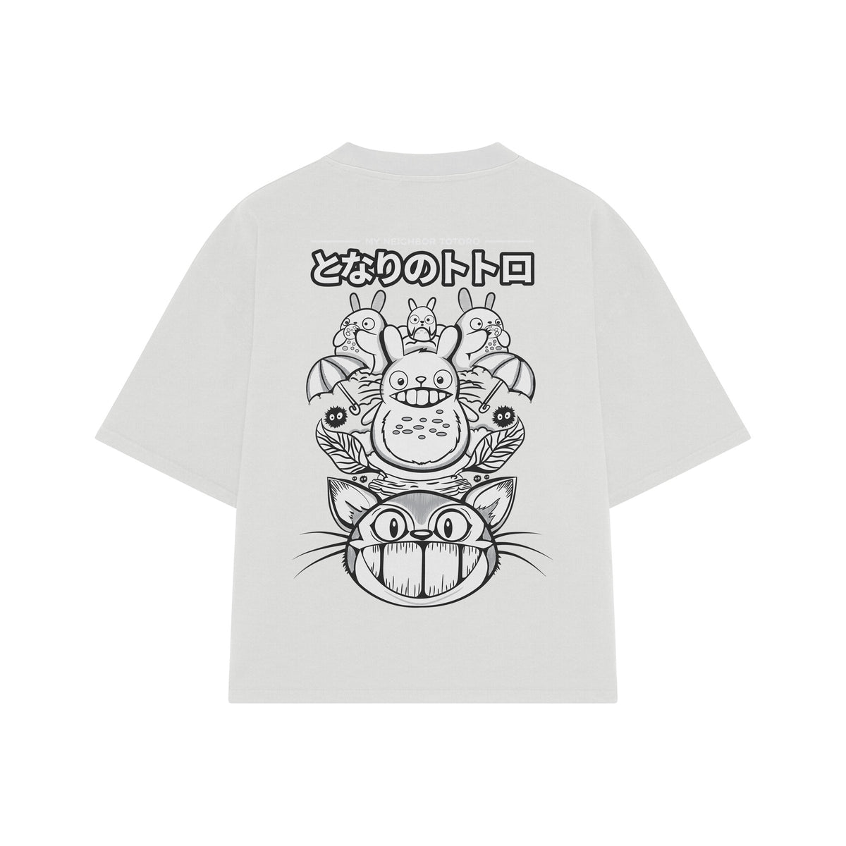 Playera streetwear premium de anime y gaming ExtraLife MX, corte oversized drop shoulder ligero y fresco en color Deep Black y Off-White, moda urbana mexicana de culto.
