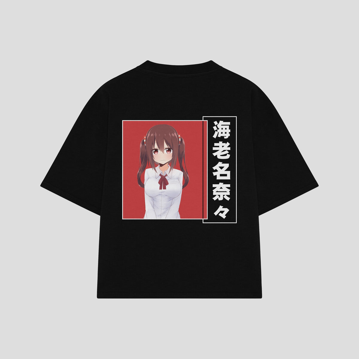 Playera streetwear premium de anime y gaming ExtraLife MX, corte oversized drop shoulder ligero y fresco en color Deep Black y Off-White, moda urbana mexicana de culto.