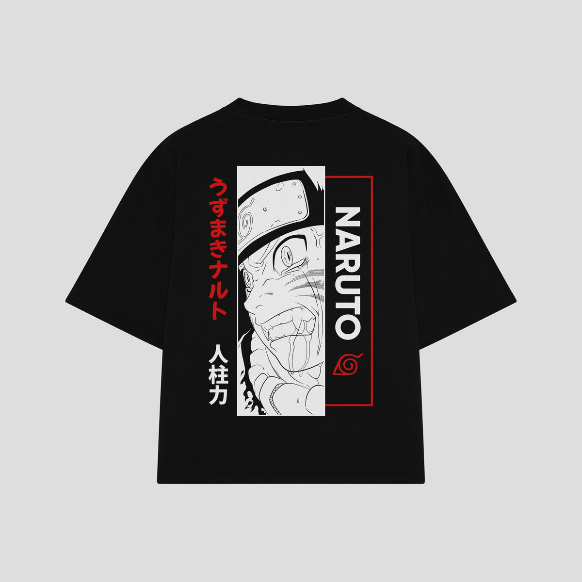 Playera streetwear premium de anime y gaming ExtraLife MX, corte oversized drop shoulder ligero y fresco en color Deep Black y Off-White, moda urbana mexicana de culto.
