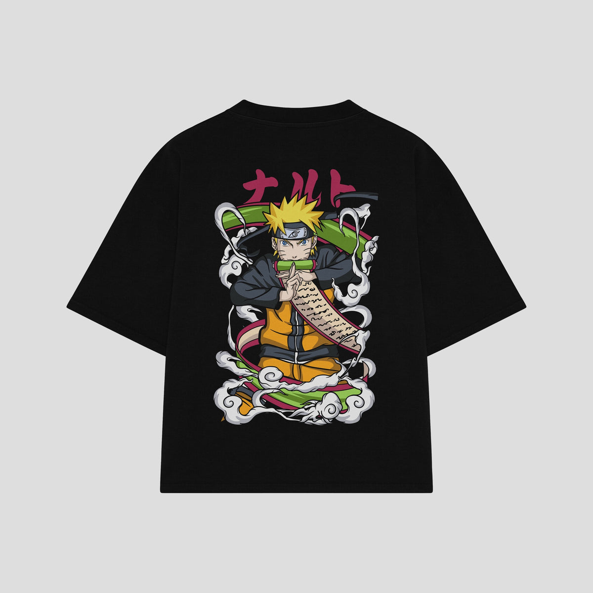 Playera streetwear premium de anime y gaming ExtraLife MX, corte oversized drop shoulder ligero y fresco en color Deep Black y Off-White, moda urbana mexicana de culto.