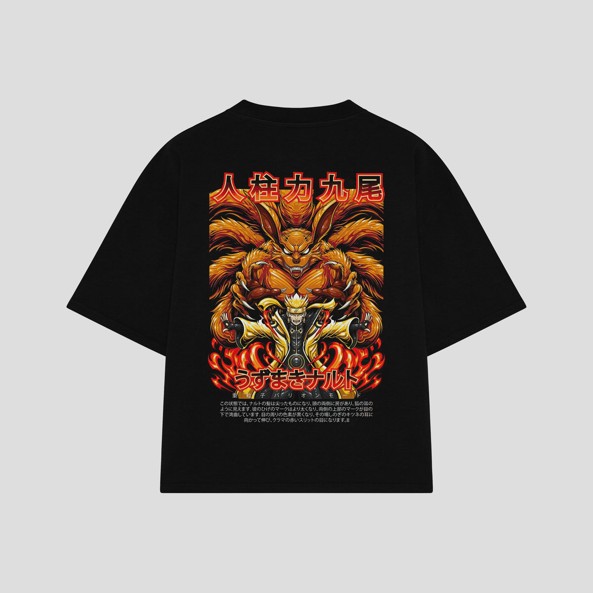 Playera streetwear premium de anime y gaming ExtraLife MX, corte oversized drop shoulder ligero y fresco en color Deep Black y Off-White, moda urbana mexicana de culto.