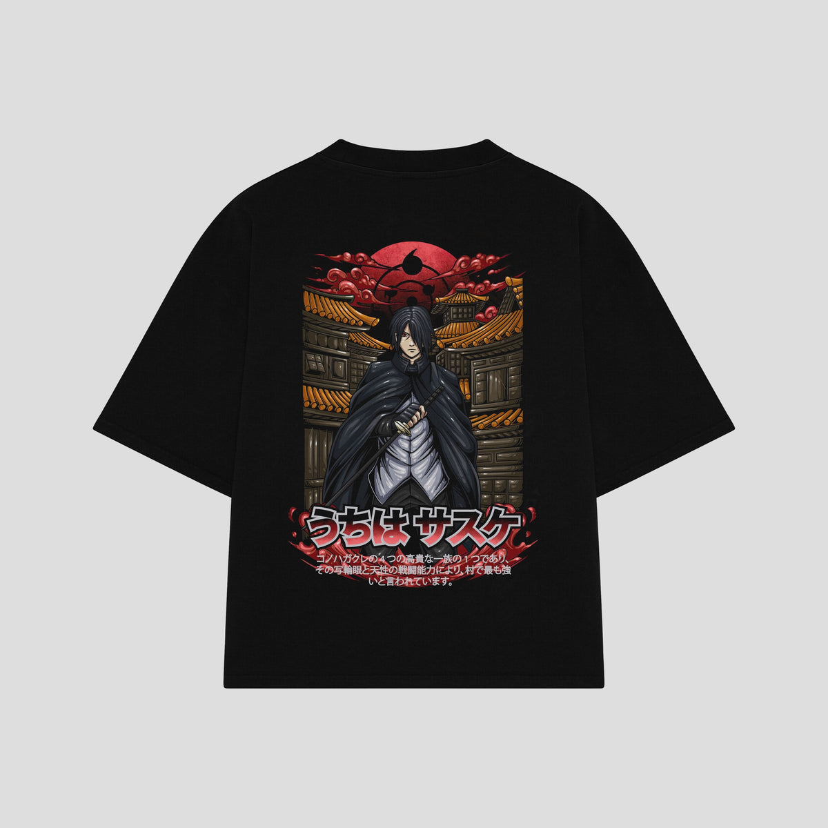 Playera streetwear premium de anime y gaming ExtraLife MX, corte oversized drop shoulder ligero y fresco en color Deep Black y Off-White, moda urbana mexicana de culto.