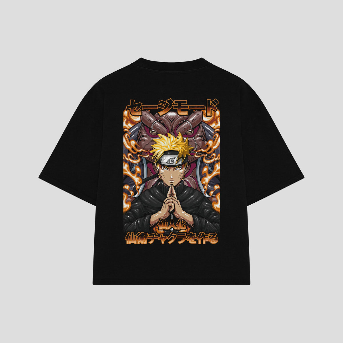 Playera streetwear premium de anime y gaming ExtraLife MX, corte oversized drop shoulder ligero y fresco en color Deep Black y Off-White, moda urbana mexicana de culto.