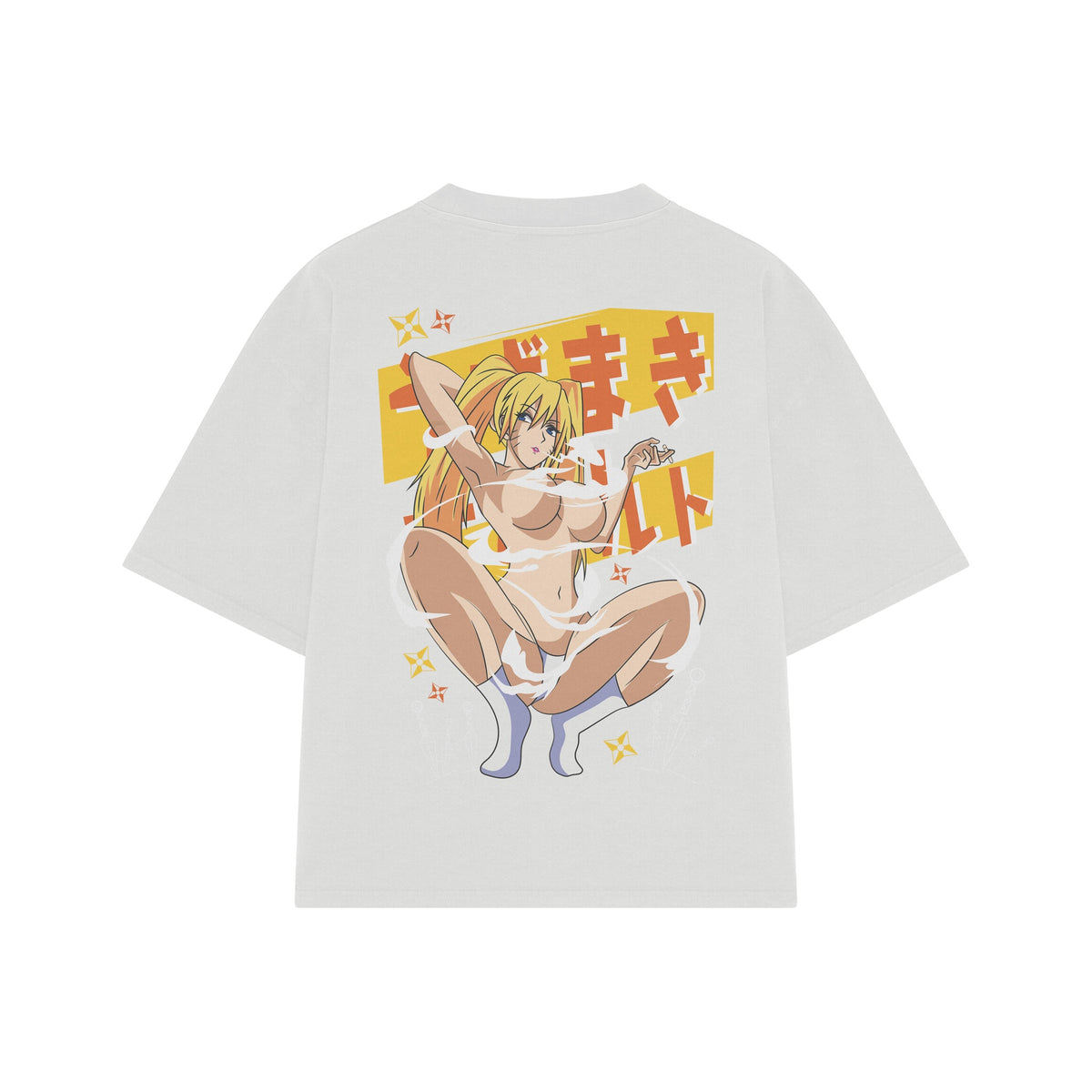 Playera streetwear premium de anime y gaming ExtraLife MX, corte oversized drop shoulder ligero y fresco en color Deep Black y Off-White, moda urbana mexicana de culto.