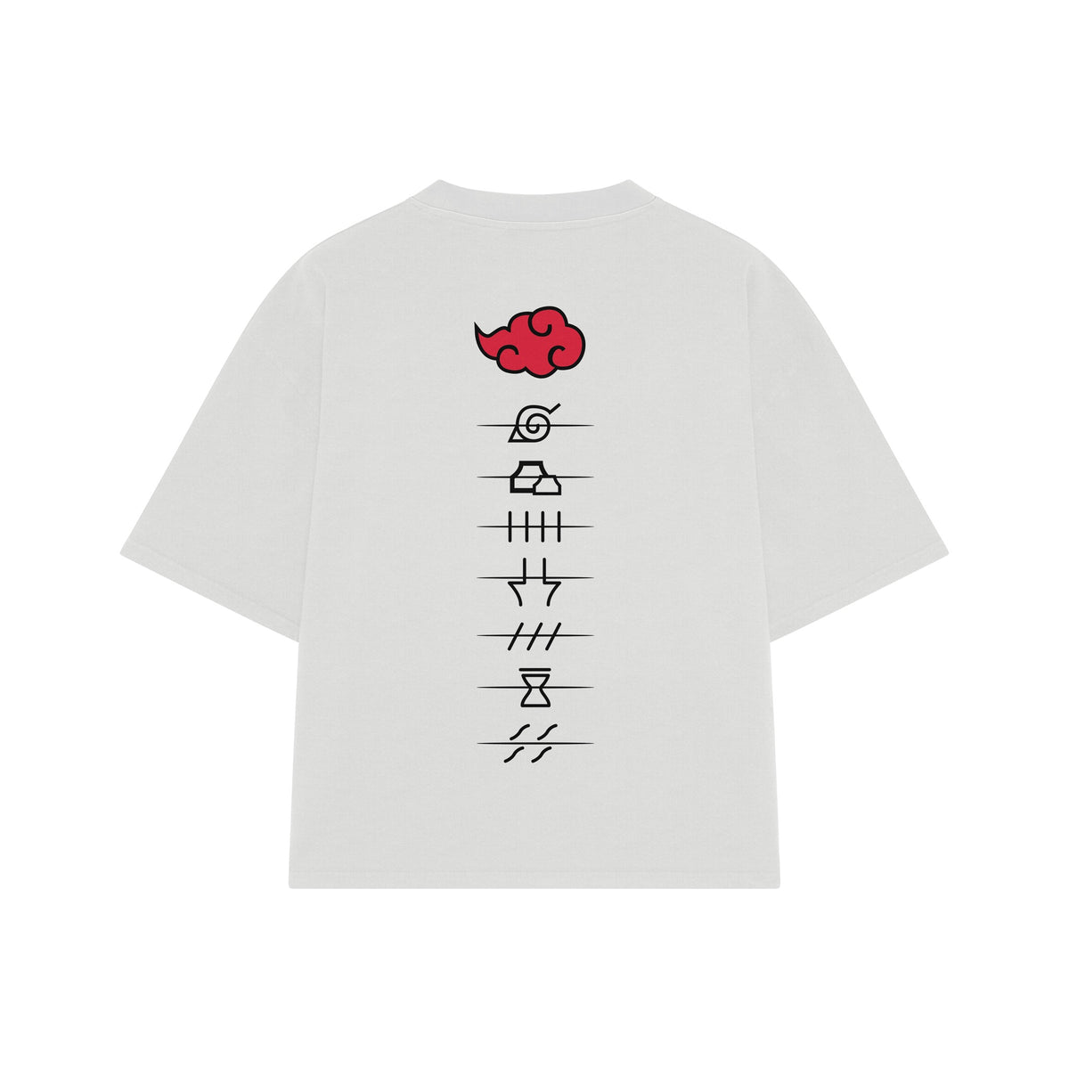 Playera streetwear premium de anime y gaming ExtraLife MX, corte oversized drop shoulder ligero y fresco en color Deep Black y Off-White, moda urbana mexicana de culto.