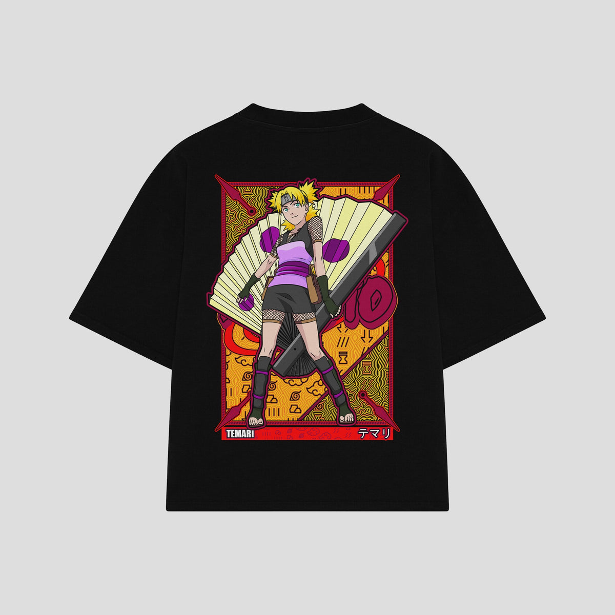 Playera streetwear premium de anime y gaming ExtraLife MX, corte oversized drop shoulder ligero y fresco en color Deep Black y Off-White, moda urbana mexicana de culto.