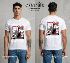 La Aldea Oculta | El Niño del Amor #02940 - Playera Standard Fit | Pure White - Foto en modelo