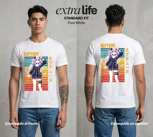 La Diosa del Videojuego | La CPU del Bien #02957 - Playera Standard Fit | Pure White - Foto en modelo