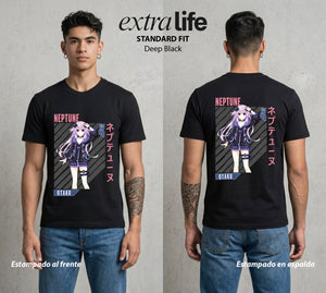 La Diosa del Videojuego | El Poder del Videojuego #02958 - Playera Standard Fit | Deep Black - Foto en modelo
