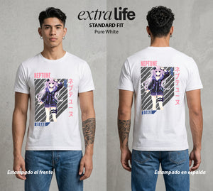 La Diosa del Videojuego | El Poder del Videojuego #02958 - Playera Standard Fit | Pure White - Foto en modelo