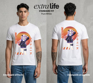 La Diosa del Videojuego | La CPU del Bien #02961 - Playera Standard Fit | Pure White - Foto en modelo