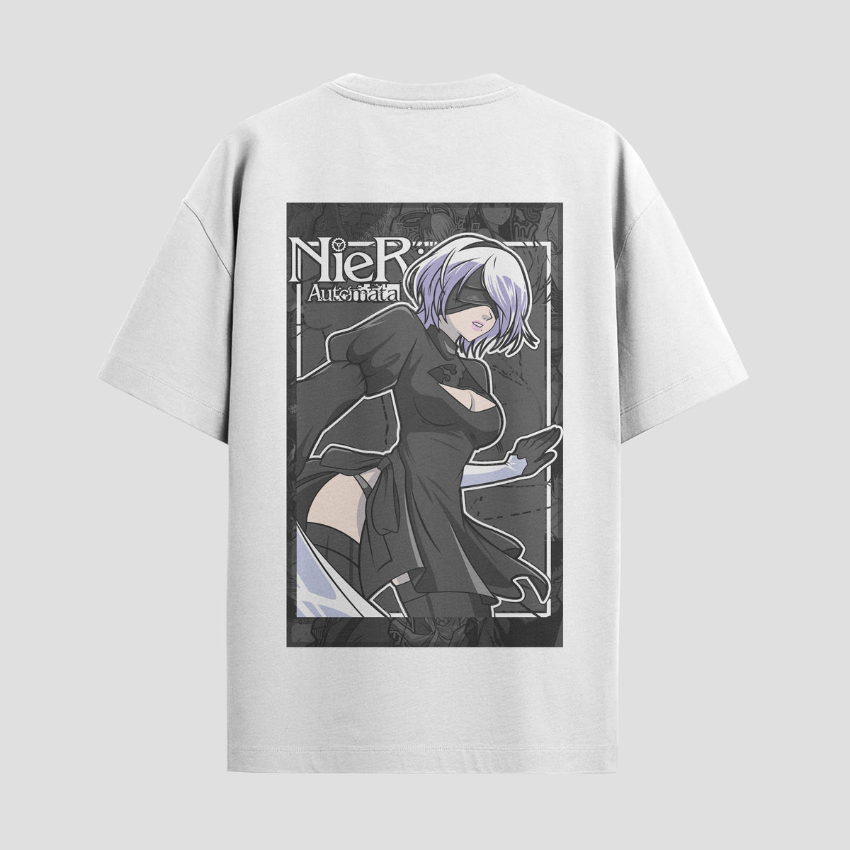 Playera urbana de anime y gaming ExtraLife MX, corte Classic Premium unisex ligero y transpirable en color Deep Black y Pure White, ropa de uso diario para gym y casual.