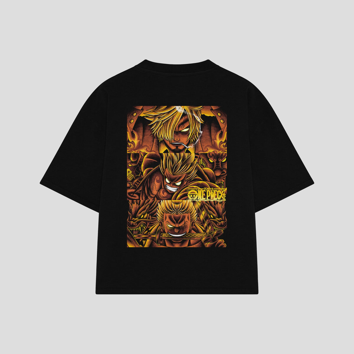 Playera streetwear premium de anime y gaming ExtraLife MX, corte oversized drop shoulder ligero y fresco en color Deep Black y Off-White, moda urbana mexicana de culto.