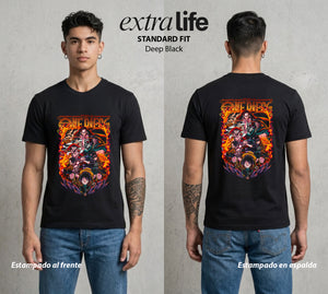 Mar de los Piratas | La Busqueda del Bien #03004 - Playera Standard Fit | Deep Black - Foto en modelo