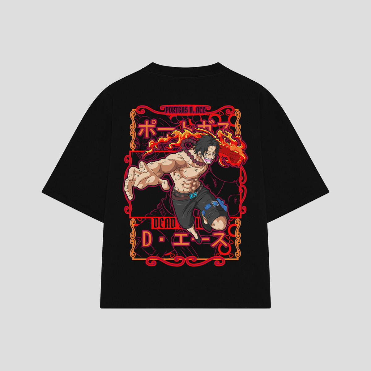 Playera streetwear premium de anime y gaming ExtraLife MX, corte oversized drop shoulder ligero y fresco en color Deep Black y Off-White, moda urbana mexicana de culto.