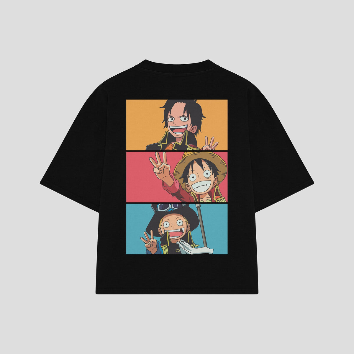 Playera streetwear premium de anime y gaming ExtraLife MX, corte oversized drop shoulder ligero y fresco en color Deep Black y Off-White, moda urbana mexicana de culto.