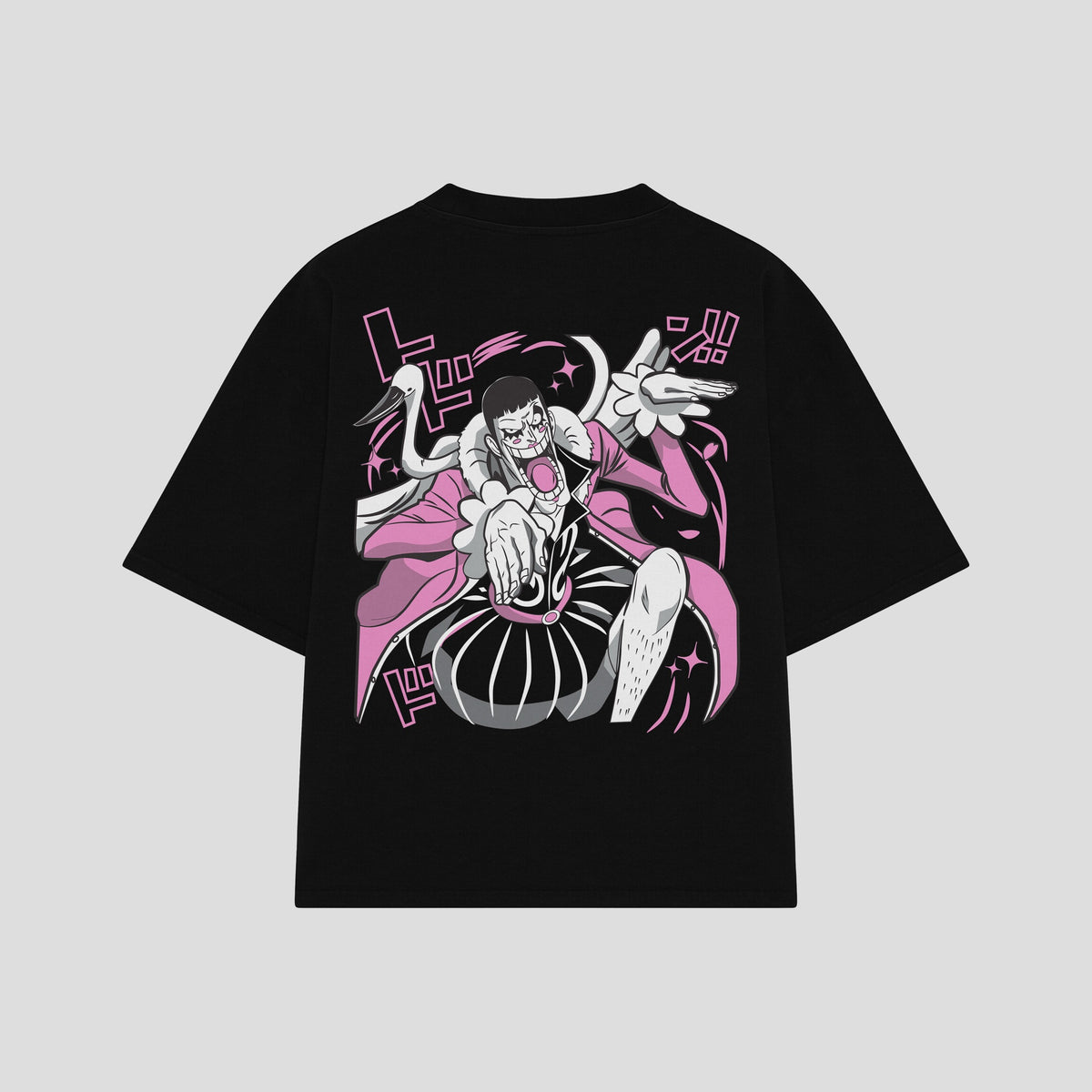 Playera streetwear premium de anime y gaming ExtraLife MX, corte oversized drop shoulder ligero y fresco en color Deep Black y Off-White, moda urbana mexicana de culto.