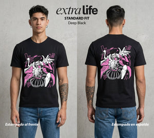Mar de los Piratas | El Transformista del Mar #03036 - Playera Standard Fit | Deep Black - Foto en modelo