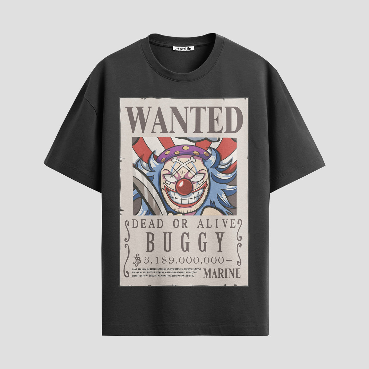 Playera urbana de anime y gaming ExtraLife MX, corte Classic Premium unisex ligero y transpirable en color Deep Black y Pure White, ropa de uso diario para gym y casual.