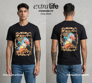 Mar de los Piratas | Nariz Azul del Mar #03069 - Playera Standard Fit | Deep Black - Foto en modelo