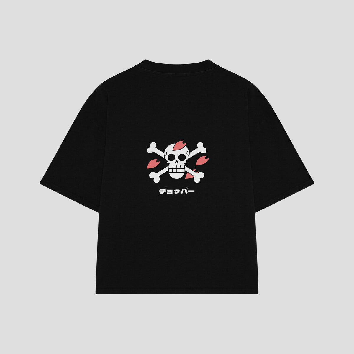 Playera streetwear premium de anime y gaming ExtraLife MX, corte oversized drop shoulder ligero y fresco en color Deep Black y Off-White, moda urbana mexicana de culto.