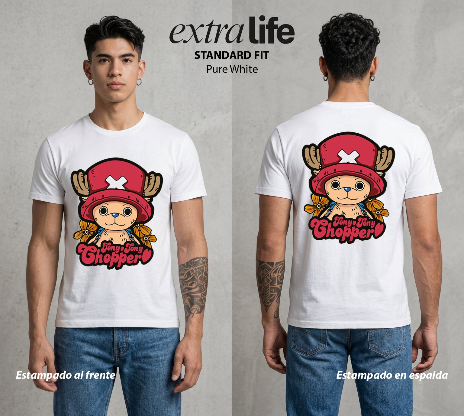 Mar de los Piratas | El Pequeno Doctor #03073 - Playera Standard Fit | Pure White - Foto en modelo