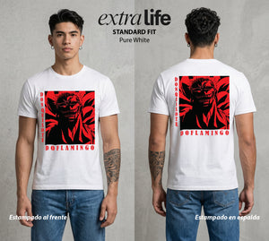 Mar de los Piratas | El Titiritero #03088 - Playera Standard Fit | Pure White - Foto en modelo