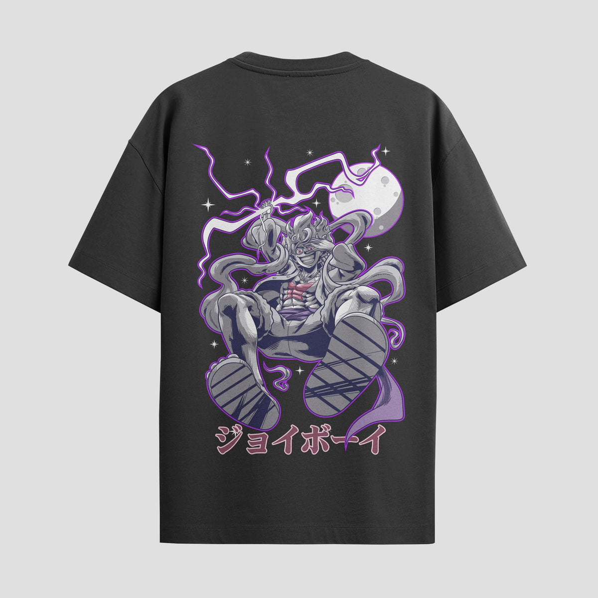 Playera urbana de anime y gaming ExtraLife MX, corte Classic Premium unisex ligero y transpirable en color Deep Black y Pure White, ropa de uso diario para gym y casual.