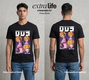 Mar de los Piratas | El Vegapunk del Mal #03142 - Playera Standard Fit | Deep Black - Foto en modelo