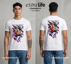 Mar de los Piratas | Capitan en Modo Bestia #03164 - Playera Standard Fit | Pure White - Foto en modelo