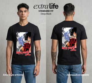 Mar de los Piratas | Transformacion del Capitan #03167 - Playera Standard Fit | Deep Black - Foto en modelo