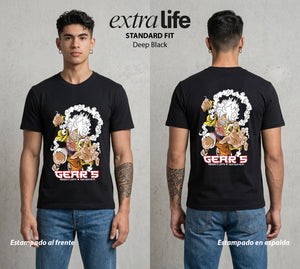 Mar de los Piratas | Transformacion del Capitan #03181 - Playera Standard Fit | Deep Black - Foto en modelo