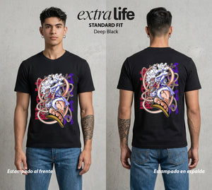 Mar de los Piratas | Transformacion del Capitan #03188 - Playera Standard Fit | Deep Black - Foto en modelo