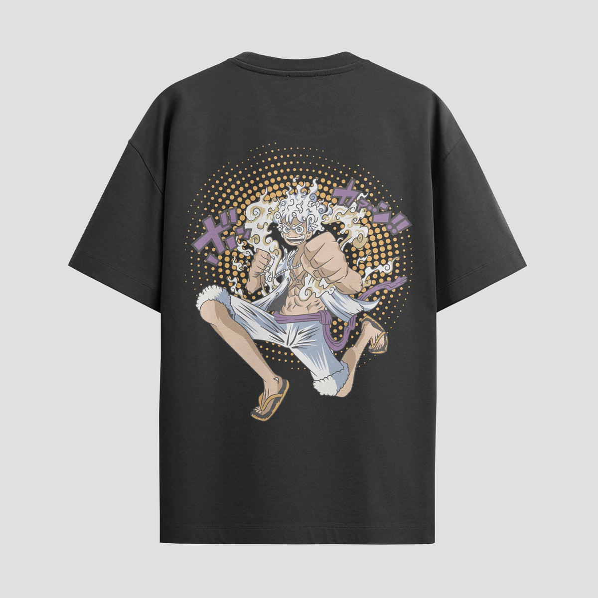 Playera urbana de anime y gaming ExtraLife MX, corte Classic Premium unisex ligero y transpirable en color Deep Black y Pure White, ropa de uso diario para gym y casual.