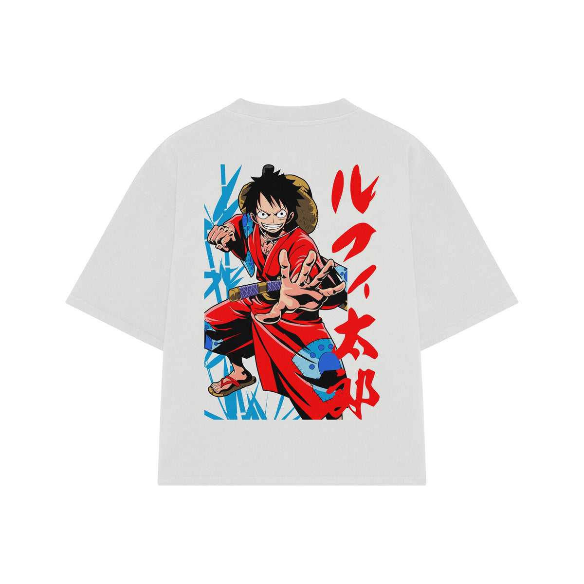 Playera streetwear premium de anime y gaming ExtraLife MX, corte oversized drop shoulder ligero y fresco en color Deep Black y Off-White, moda urbana mexicana de culto.